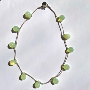 Sisi Joia Noué necklace - Opaline / Beige